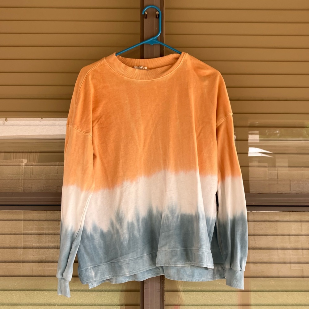 Ombré Cotton Crewneck
